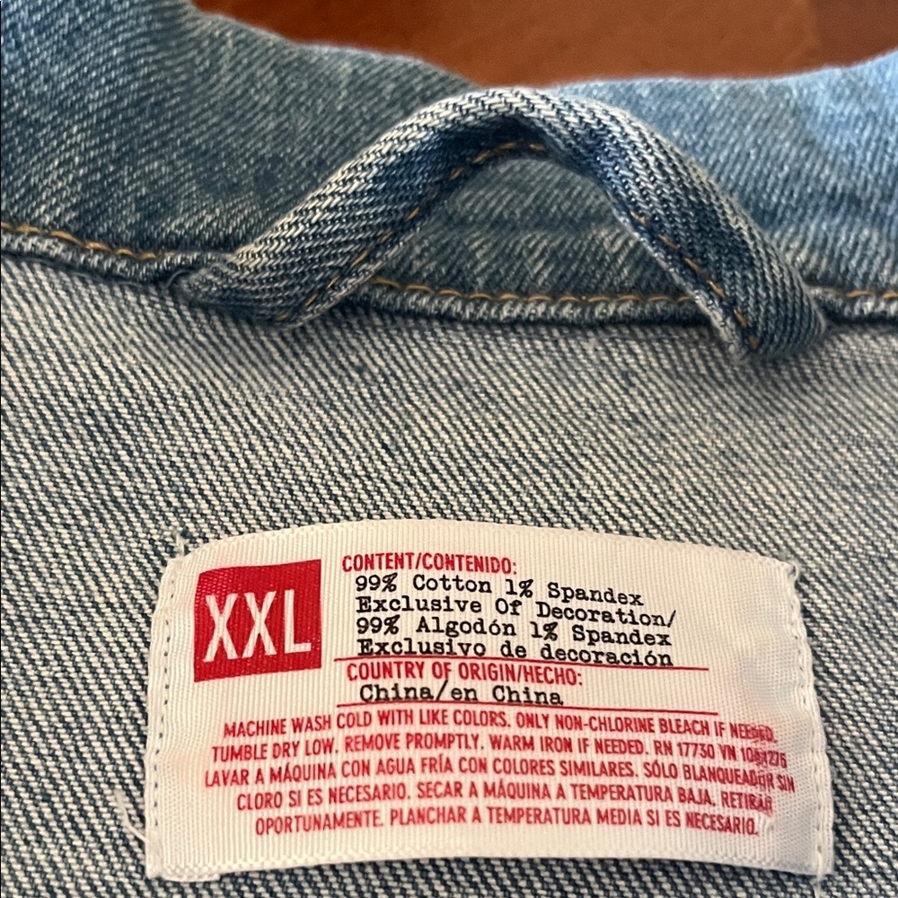 2019 Stonewall 50th Anniversary Denim Trucker Jacket XXL NWOT - Picture 5 of 5